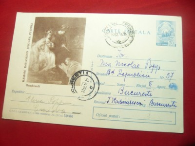 Carte Postala -Pictura Rembrandt cod 59/66 foto