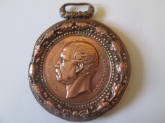 Rara! Medalie Franta: Mac Mahon Presedintele Republicii/Pentru Franta 1875-1879 foto