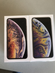 iPhone XS Max 64GB Gold Auriu Silver Argintiu Sigilat Neverlocked |VANZATOR GOLD foto