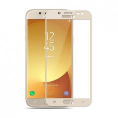 Folie Sticla Samsung Galaxy J3 2017 - Pentru Tot Ecranul MyScreen Aurie foto