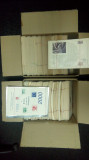 FRANTA.1973-1999 COLECTIE CRONOLOGICA DOCUMENTE PRIMA ZI 2 cutii carton (25 Kg), Posta
