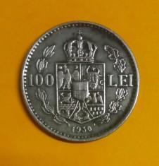 SV * Romania 100 LEI 1936 * Regele Carol II * cel putin XF foto