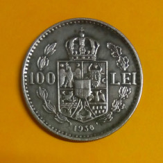SV * Romania 100 LEI 1936 Regele Carol II XF+