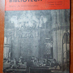 revista biblioteca nr. 1-2 / 1983 - supliment al revistei cantarea romaniei