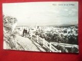 Ilustrata Cluj - Vedere de pe Cetatuia circulat 1962, Circulata, Fotografie