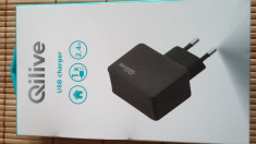 Incarcator/Charger, model Qilive, 2.4 A, produs Nou. foto