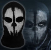 Cagula Skull Skeleton Ghost Ski Moto Ciclism Paintball Airsoft - Bumbac, Negru/Alb