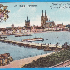 CARTE POSTALA GERMANIA - KOLN, PANORAMA, INCEPUTULSEC. XX