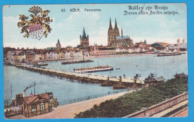 CARTE POSTALA GERMANIA - KOLN, PANORAMA, INCEPUTULSEC. XX foto