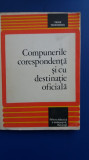 myh 35s - Teodorescu - Compunerile corespondenta si cu destinatie oficiala 1979