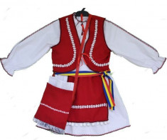 Costum popular traditional complet pentru fete 86-128 cm foto