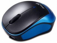 Mouse wireless Genius MicroTraveler 9000R, negru-albastru foto