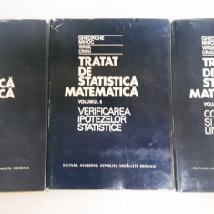 Tratat De Statistica Matematica - Ghe.Mihoc , V.Craiu -3 VOL.