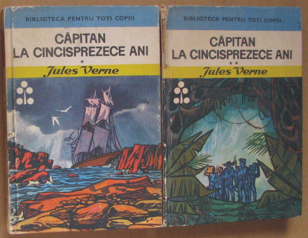 Volum - Carti - 1174 - CAPITAN la 15 ANI - Jules Verne ( 2 Vol ) - ( E 3 )  | Okazii.ro