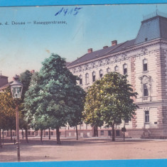 CARTE POSTALA AUSTRIA - KREMS, ROSEGGERNSTRASSE, INCEPUTUL SEC. XX