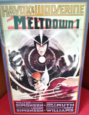 Havok &amp;amp; Wolverine-Meltdown (2 reviste Marvel Comics) foto