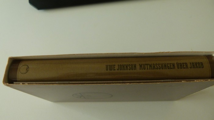 mutmassungen uber jakob - uwe johnson