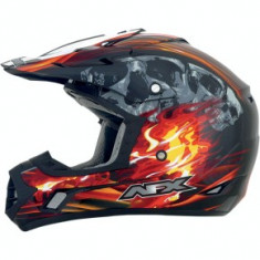 Casca motocross AFX FX-17 Inferno culoare negru/rosu marime XXL Cod Produs: MX_NEW 01103531PE foto