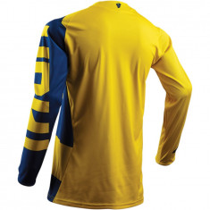 Tricou Copii Atv/Cross Thor Pulse Level bleumarin/galben marime M Cod Produs: MX_NEW 29121503PE foto