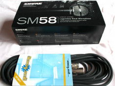 Microfon Shure SM58-LCE, nou-nefolosit foto