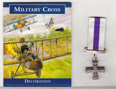 bnk ins Anglia Military Cross - miniatura - replica foto