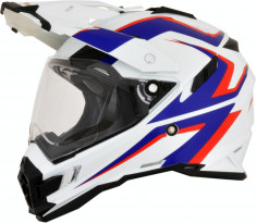 Casca Cross/ATV AFX FX-41 AT Dual Sport culoare alb/albastru/rosu marime XL Cod Produs: MX_NEW 01104981PE foto