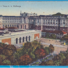 CARTE POSTALA AUSTRIA - WIEN - HOFBURG (CASTELUL), INCEPUTUL SEC. XX