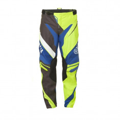 Pantaloni motocross Yamaha Racing MX culoare albastru/maro/verde marime 28 Cod Produs: MX_NEW A17GP100G128YA foto