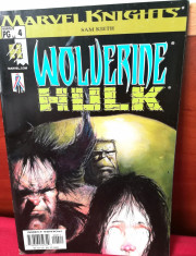 Marvel Knights:Wolverine &amp;amp; Hulk #2 &amp;amp; #04 -benzi desenate Marvel Comics foto
