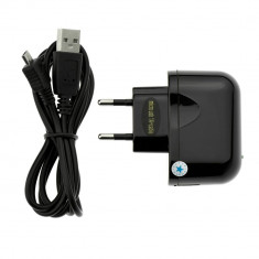 Incarcator 1A + Cablu MicroUSB (Negru) Blue Star Lite foto