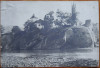 Fotografie pe carton gros, interbelica, Targu Ocna