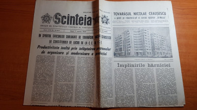 ziarul scanteia 7 martie 1989-articol despre chilia veche foto