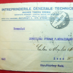 Plic - Antet -Intreprinderile Generale Tehnice 1931