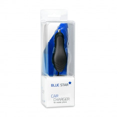 Incarcator Auto 2A cu Mufa MicroUSB (Negru) Blister Blue Star foto