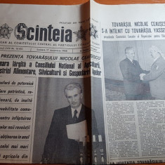 ziarul scanteia 17 decembrie 1988- intalnirea dintre ceausescu si yasser arafat
