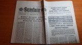 ziarul scanteia 1 noiembrie 1989-fotografie cu municipiul oradea