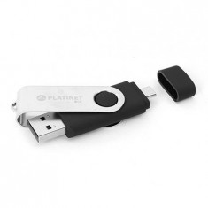 FLASH DRIVE 16GB BX PRO-LINE OTG PLATINET HYB foto