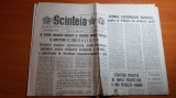 Ziarul scanteia 5 martie 1989-foto comuna basarabi ,jud. constanta