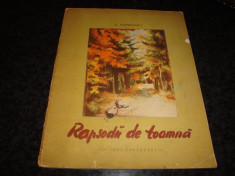 Toparceanu - Rapsodii de toamna - ilustratii Marcela Cordescu- 1954 foto