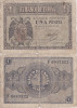 1938 (30 IV), 1 peseta (P-108a) - Spania!