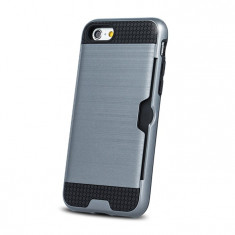 Husa APPLE iPhone 5\5S\SE - Defender Card (Argintiu) foto