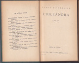 LIVIU REBREANU - CIULEANDRA ( 1928 EDITIA A II-A ) ( RELEGATA )