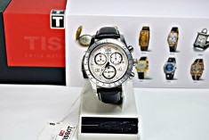 Ceas barbatesc Tissot V8 Chronograph alb foto