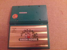 Consola NINTENDO GAME WATCH GREEN HOUSE MULTI SCREEN MODEL NO GH-54 1982 foto
