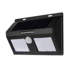 Lampa cu LED Dubla solara si senzor de miscare 40 x LED C251 foto