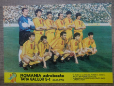 Romania zdrobeste Tara Galilor// Cupa Mondiala 1994, ilustrata foto