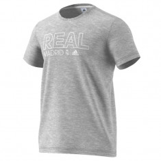 Tricou Adidas Real Madrid-Tricou Original-Tricou Barbat Bumbac - AZ3798 foto