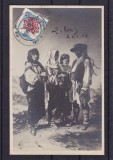 BUCURESTI 1927 AL VI-lea CONGRES AL PRESEI LATINE TARANI IN COSTUME POPULARE