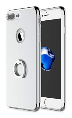 Husa Apple iPhone 7 Plus, Elegance Luxury 3in1 Ring Silver foto