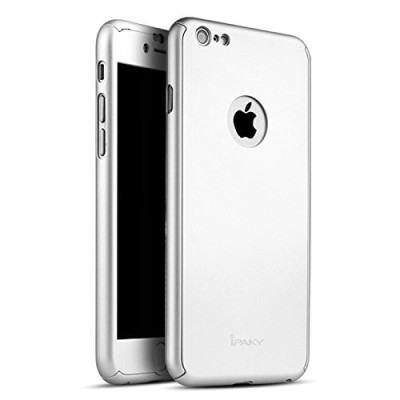 Husa Apple iPhone 6/6S, FullBody Elegance Luxury iPaky Silver foto